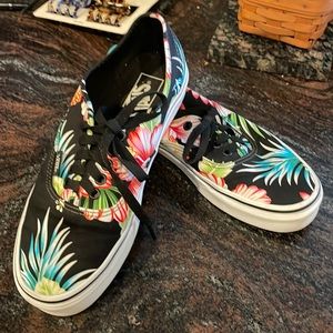 Vans Authentic Hawaiian Floral Skate Shoe